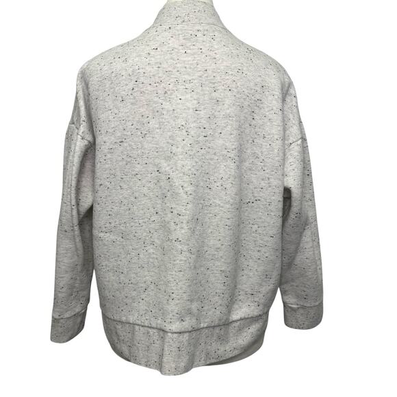 Madewell Women’s Heathered Gray Speckled Sweatshirt - Size M - Picture 4 of 8